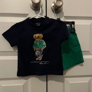 Ralph Lauren Matching Short Set